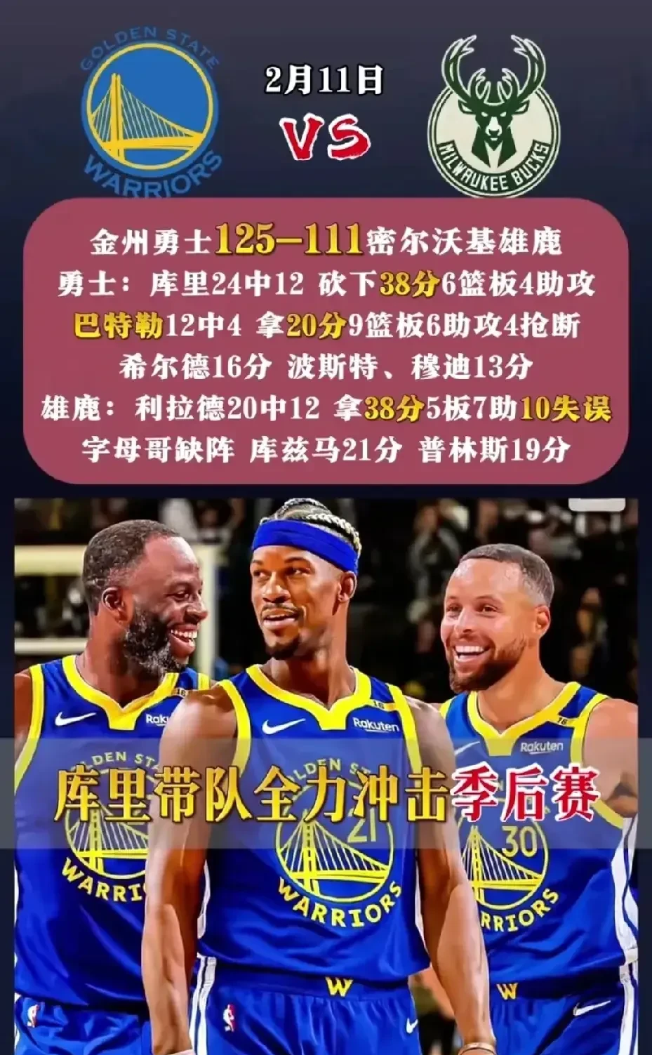 随机巴特勒巅峰对决，梅西与40激战雄鹿分钟，挺进下一轮胜负难料！